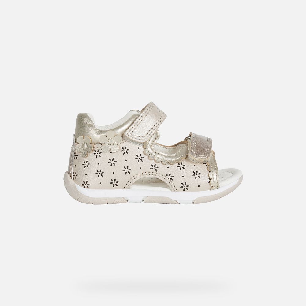 Sandalias Geox Bebe Bege - Tapuz Girl - ZGYDF0984